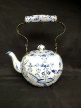 Antique Teapot  Zwiebelmuster Gebr. Schoenau Hüttensteinach Swaine &amp; Co - £215.80 GBP