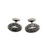 Sterling Silver Signed R Blackinton and Co. Art Nouveau Oval Antique Cuf... - $1,405.44 MXN