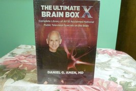 The Ultimate Brain Box X by Daniel G. Amen (2015 10 DVD Set) NEW SEALED!! - £15.08 GBP