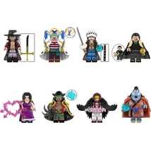 8pcs One Piece Mihawk Crocodile Buggy Jinbe Law Hancock Teach Minifigures Set - $24.99