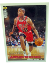 1995-96 Collector&#39;s Choice Chicago Bulls Basketball Card #19 B.J. Armstrong S216 - £1.32 GBP