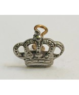 Vintage Belgium Crown Badge Pip with Lugs - $5.00