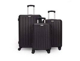 Luggage 3 Piece Set 360 Dual Spinning Spinner Hardshell Lock 20&quot; 24&quot; 28&quot;... - £107.98 GBP