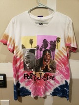 Womens Poetic Justice 2pac Tupac Shirt Tye Dye Size Large NWT - £17.56 GBP