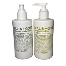 Malin + Goetz Rum Body Hand Wash &amp; Lotion Set 8.5 fl. oz each - £34.62 GBP