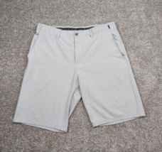Veece Shorts Men 34 Gray Heathered Board Shorts Hybrid Chino Buckle - $19.99