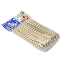 100 6&#39;&#39; Bamboo Paddle Picks Toothpicks Skewers - £8.41 GBP