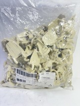 Qty-100 Plastic 2-Prong Beige Fastback® Scan Hooks R33-186-100 7155972891 - $47.50