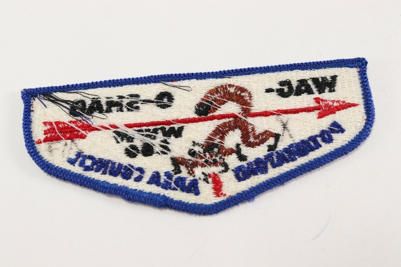 Vtg Wag-O-Shag Potawatomi 280 OA Order Arrow WWW Boy Scouts America Flap Patch Item image 3