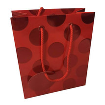 Ozcorp Foil Dot Gift Bag (Red) - Small - £23.66 GBP