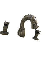 Antique bronze 8&quot; widespread bathroom sink dragon Faucet Luxury tap deck... - $20,531.48 MXN