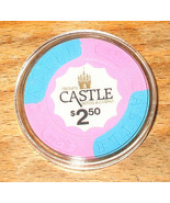 (1) $2.50 TRUMP Castle CASINO CHIP - ATLANTIC CITY, NEW JERSEY - Blue In... - $23.95