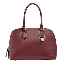 Hilary Radley Faye Satchel Leather Women&#39;s Handbag Bordeaux Red - £35.39 GBP