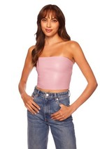 Susana Monaco x Revolve Faux Leather Tube Top In Opal Lavender $98 Sz M,... - $27.71
