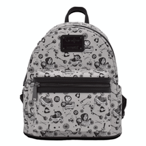 Loungefly Coraline Grey AOP Mini Backpack - £63.52 GBP