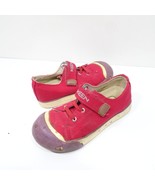 Keen kids Canvas Vulcanized sneakers size 11 EU 29 Pink Berry - $17.99