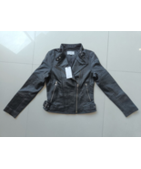 REISS Tallis leather biker jacket $378 FREE WORLDWIDE SHIPPING - £249.20 GBP