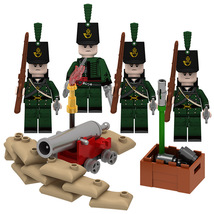 Napoleonic Wars British 95th Rifles Trench Army Custom Minifigure Blocks... - $18.89