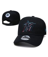 MLB-Miami Marlins Baseball Cap adjustable  New Era 9FIFTY  Black Hat - $25.00