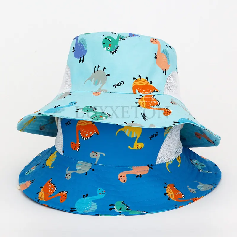 Er baby hat boy girl cotton uv protection sun cap children panama beach kids bucket hat thumb200