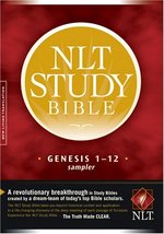 NLT Study Bible Genesis sampler (NlLT Study Bible) Tyndale - $3.95