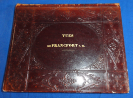Vintage German Book Vues De Francfort S.M. Charles Jugel 1ST Edition Year 1840 - £164.13 GBP