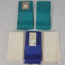 Charles Craft Towel Lot 5 X Stitch Velour Collection Cotton Fingertip EVC - $29.95