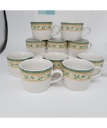 ♻️ Pfaltzgraff French Quarter Flat Bottom Coffee Tea Cup Mug 10-Pc Set - $97.45 CAD