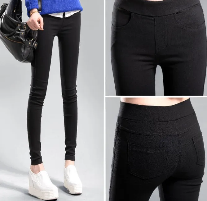 High  Pants Womens  Pencil Push Up Butt Lifting Straight Comfort Korean Style XL - £103.23 GBP