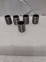 Steel Pipe NIPPLES/Matco-Norca/ ZNB04CL/ 3/4&quot; X Close Black/LOT Of 5pcs - £17.00 GBP