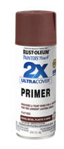 Rust-Oleum Painter&#39;s Touch Ultra Cover 2X Primer Spray, Flat Red Primer, #334018 - £9.39 GBP