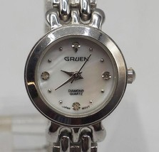 Gruen Ladies Diamond Quartz Watch - £15.49 GBP