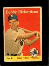 1958 Topps #101 Bobby Richardson Fair Yankees *NY0599 - £6.88 GBP