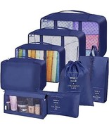 8pcs Set Travel Organizer Packing Cubes Lightweight Travel Luggage Organ... - $666.08 MXN