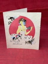 1929 VTG Valentine Day Buzza Co Card USA Roaring 20&#39;s Art Deco Flapper - £11.83 GBP