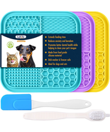 3PCS Lick Mat for Dogs and Cats, Licking Mat with Suction Cups for Anxie... - $247.94 MXN