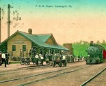 Pennsylvania Railroad Depot Vandergrift Pennsylvania PA 1911 DB Postcard - £15.07 GBP