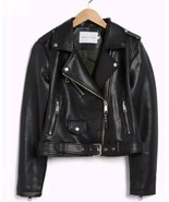 Brand New Rebecca Minkoff Medium Faux Leather Moto Jacket Retail $248 NE... - $84.65