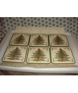 Pimpernel Christmas Tree Coasters Set Of 6 - £11.84 GBP