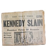TIMES-NEWS ~ Friday, November 22, 1963  ~ President Victim of Assassin ~... - $720.03 MXN