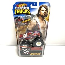 Hot Wheels Monster Trucks AJ Styles 1/64 Scale Diecast - $8.59