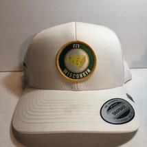 Travis Mathew Wisconsin Cheesehead White Mesh Snapback Trucker Hat Cap (... - £19.11 GBP