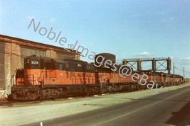 Milwaukee Road 804, 154 GP9 SD40 Locomotive Chicago Area 2 Color Negative 1970s - £5.06 GBP