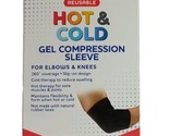 Hot &amp; Cold Therapy Flexible Gel Compression Sleeve Reusable  - £15.59 GBP