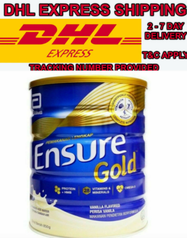 4 X 850g Abbott Ensure Gold Complete Nutrition Milk Powder Vanilla Flavor EXPRES - $196.50