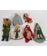 vintage Lot Of 6 Assorted Doll Figures - Little Red Riding Hood -and More - £30.74 GBP