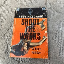 Shoot The Works Mystery Paperback Book by Brett Halliday from Dell Books 1958 - £9.58 GBP