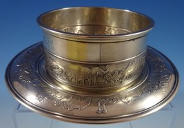 Noahs Ark by Gorham Sterling Silver Child&#39;S Set 2pc Bowl and Underplate ... - $682.11