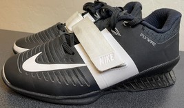 Nike Women&#39;s Romaleos 3 Hybrid Lifting Shoes Black 878557 001 Size 7.5 Flywire - £70.77 GBP