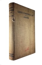 [1921] Gano&#39;s Commercial Law by Ralph E. Rogers &amp; Clyde O. Thompson / HC - £8.04 GBP